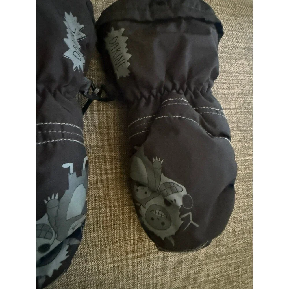 Kid’s Dakine Ski/ Snowboard Toddler Mittens  Size Large 3-4 Years